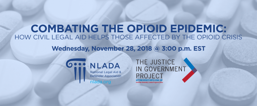 Combatting opioid epidemic banner