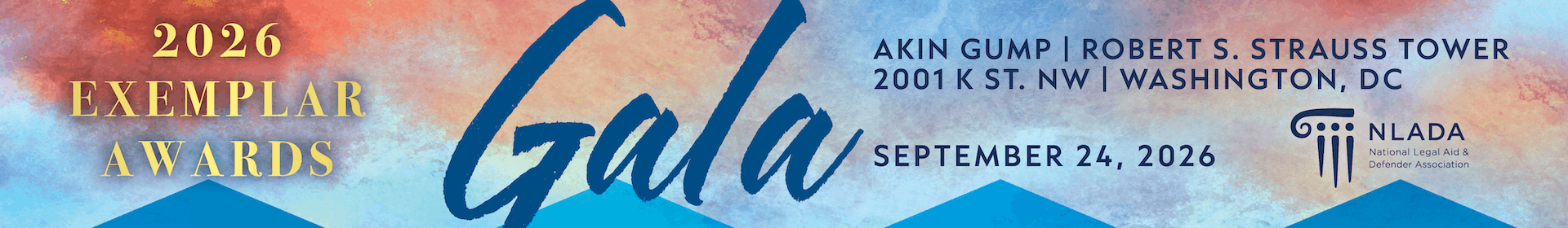 2026 NLADA Exemplar Awards Gala September 24