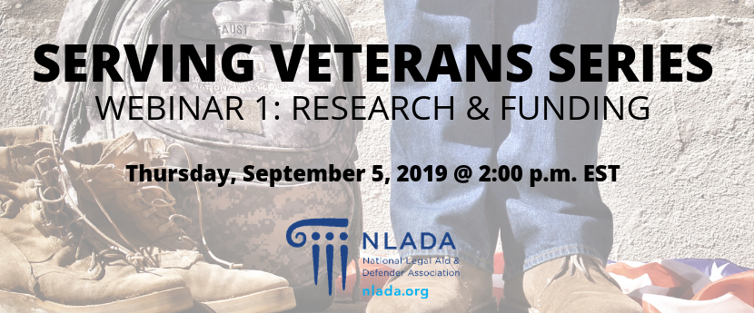 Veterans research and funding banner