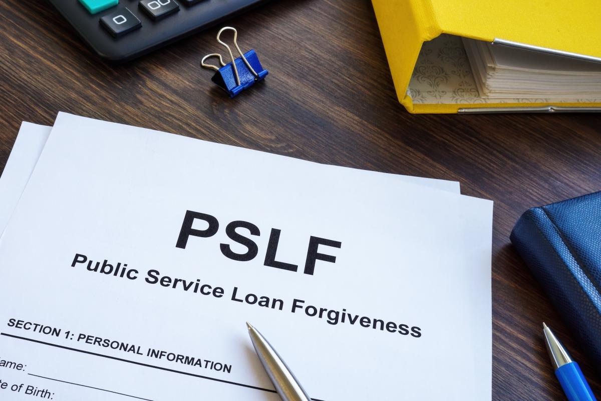 Picture of PSLF form