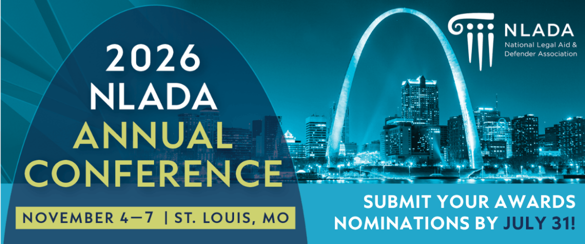2026 nlada annual conference - submit award nominations by July 31 banner 