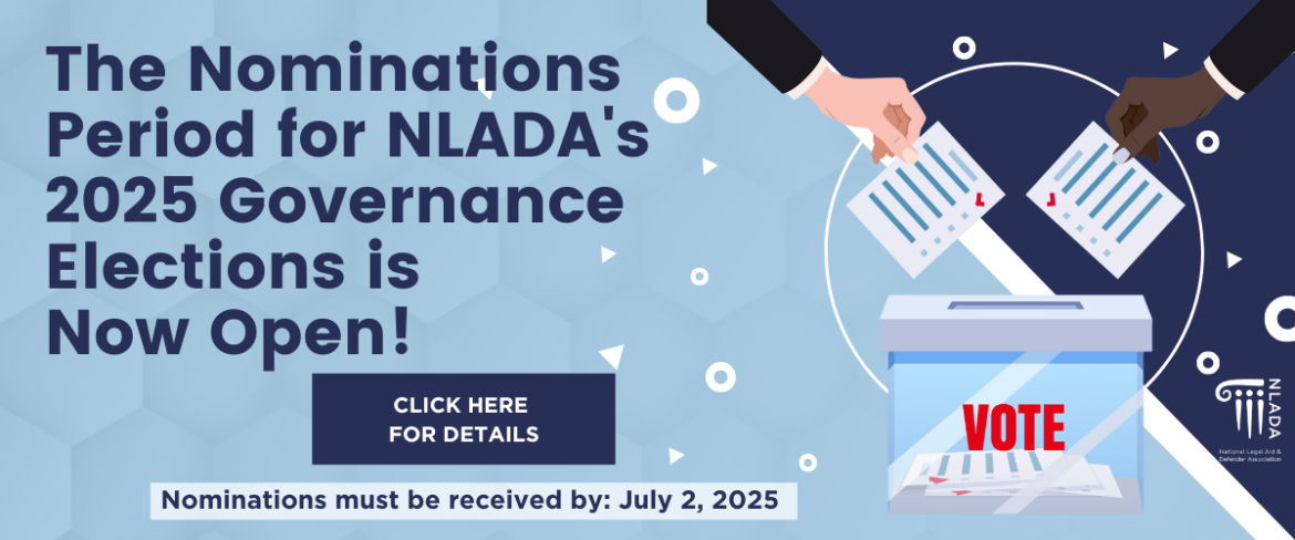 NLADA Governance Elections is Open 